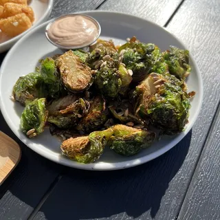 CRISPY BRUSSELS SPROUTS