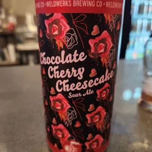 a can of chocolate cheesecake soda