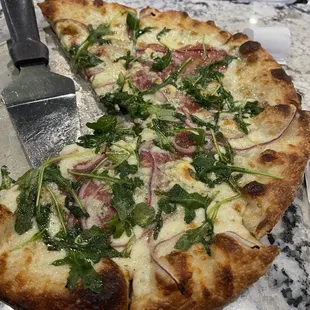Lemon Arugula Pizza