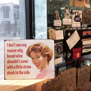 a display of bottles of wine