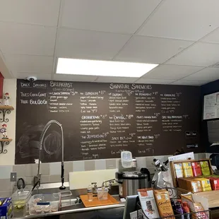 All the delicious sandwich options