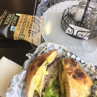 Cubano Sandwich with Chips!
