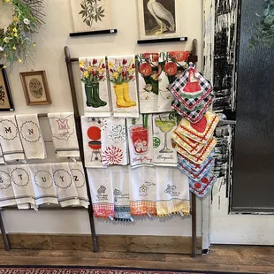 Detailed and colorful hand towels