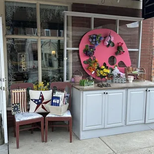 Another outside display