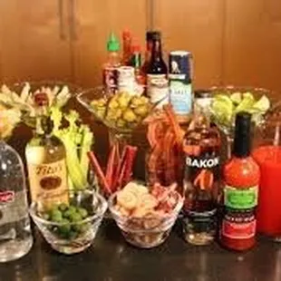 How about a Bloody Mary bar for your next event?