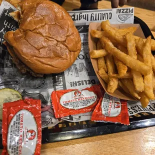 Bbq smash burger combo