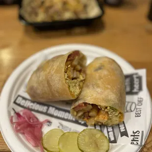 Breakfast Burrito with Sausage