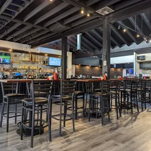 the bar and seating