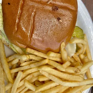 Malibu Avocado Burger Lunch