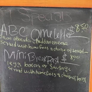 They post daily specials