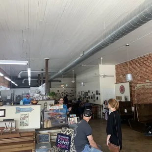 customers in a coffee shop