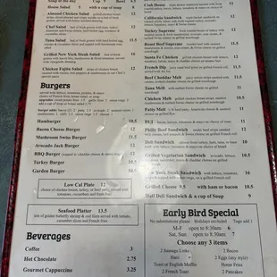 Back of Menu Aug 2024