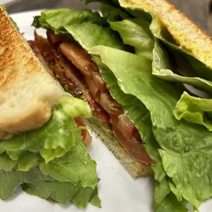 BLT with avocado
