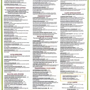 Our full menu but you&apos;ll always find other specials and surprises when you visit.