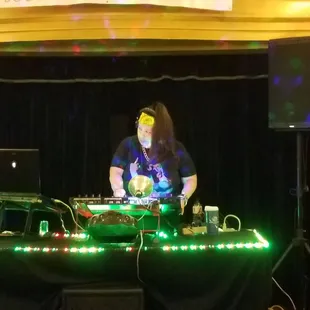 DJ music in one of the rooms