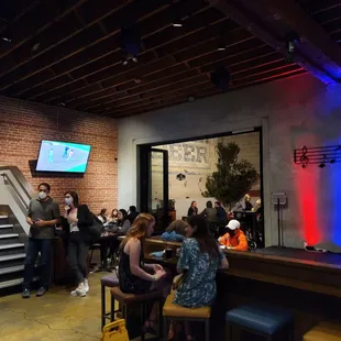 Indoor dining at Cornerstone on 10/1/21