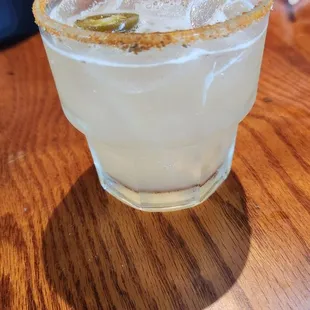 a margarita in a glass