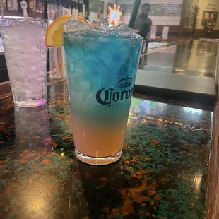 Asked the bartender to surprise us with a drink