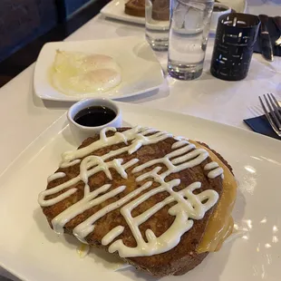 Stuffed French Toast with Pumpkin mousse