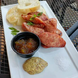 Grilled Alligator Sausage