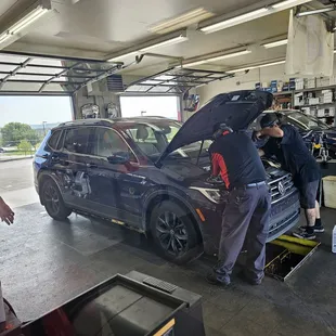 First oil change for my wife's new car. Amazing as alwsys!!!