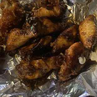 Bourbon Jerk Chicken Wings