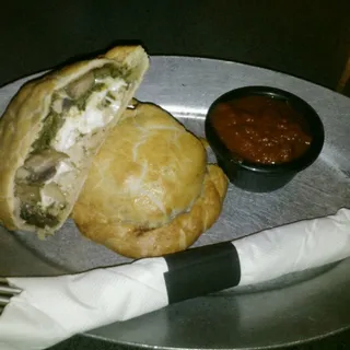 Veggie Pesto Chicken Pasty