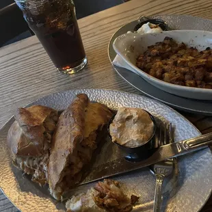 Cajun Chicken pasty &amp; Curried Potatoes (GF, Available Vegan)