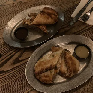 The Oggie (Traditional Pasty) and the Chicken Pot Pie
