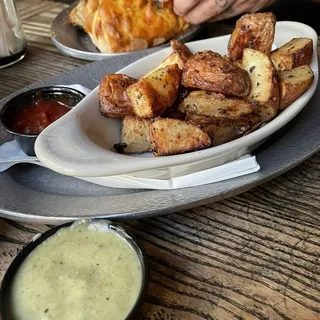 Garlic & Herb Roasted Red Potatoes (GF, Vegan)