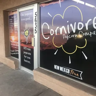 the outside of the store