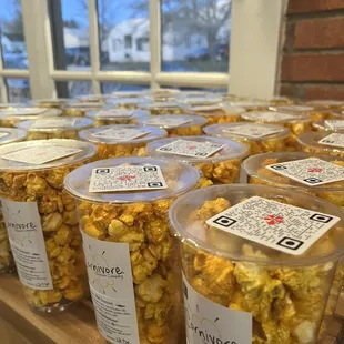 a display of cornivore popcorn