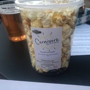 Sweet Lavender Popcorn
