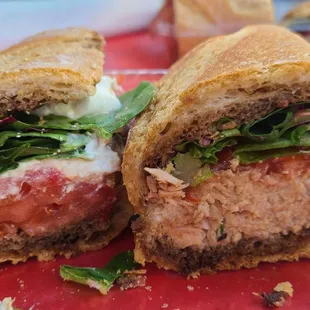 Left: Caprese,  Right: Italian Tuna