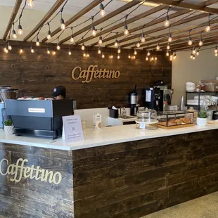 Cutest drink area w/fresh pastries