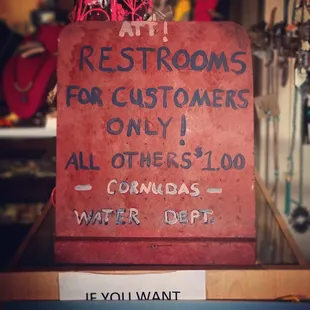 $1.00 for the restroom..? Worse then Mexico