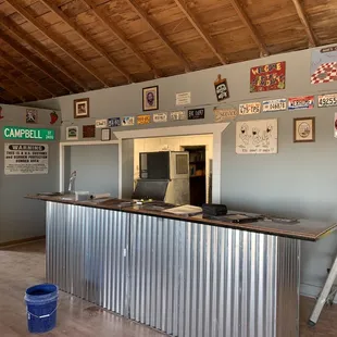 the interior of a restaurant