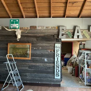 the interior of the restaurant