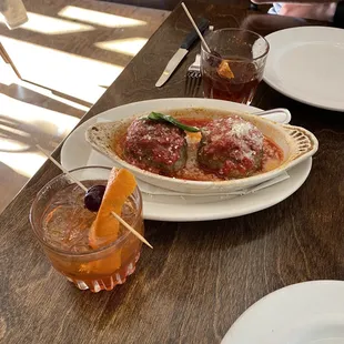 Meatball starter (they&apos;re huge!)