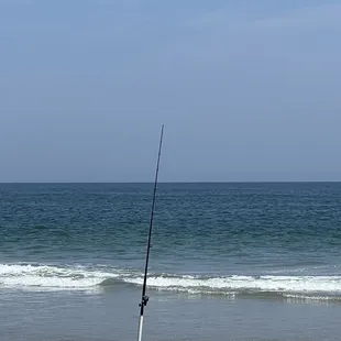 Lazy surf fishing lol