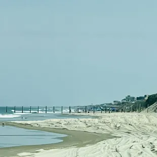 View of the entrance/exit of the 4WD beach - only one way in &amp; out &amp; this beach borders the NC - VA state line.