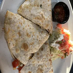 Veggie-Dee quesadilla