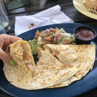 Seafood Quesadilla