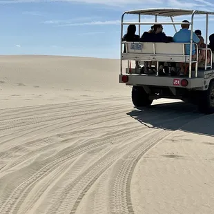 The tour guide caravan that lead us along