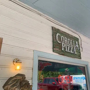 the front of the restaurant