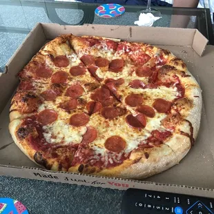 Pepperoni pizza
