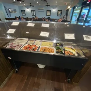 Tuna poke and smoked salmon good