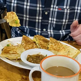 Sausage Breakfast Quesadilla