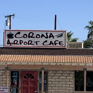 the front of the building