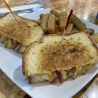 Loaded Grilled Cheese Sandwich Lunch